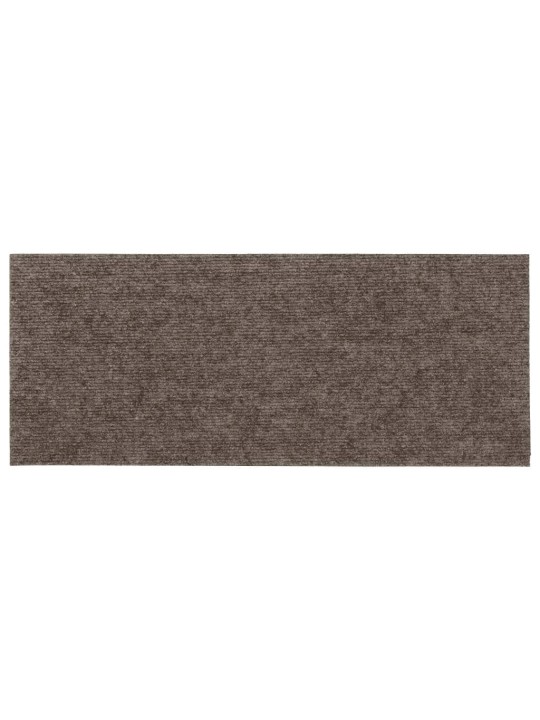 Samolepící nášlapy na schody obdélníkové 15 ks 60x25 cm krémové