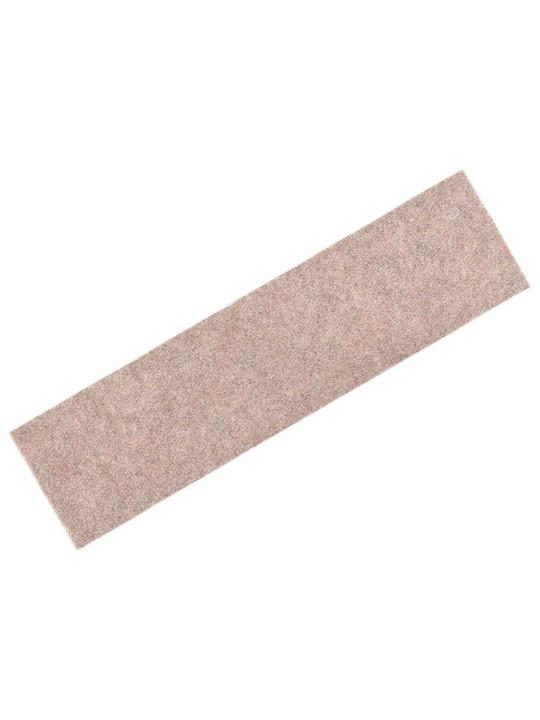 Samolepící nášlapy na schody obdélník 15ks 76x20cm světle hnědé