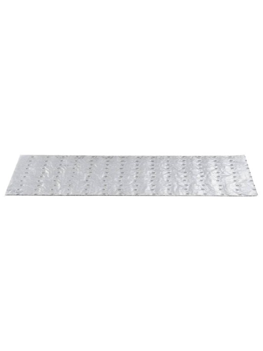Samolepící nášlapy na schody obdélníkové 15 ks 76 x 20 cm šedé