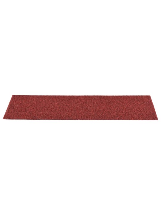 Samolepící nášlapy na schody obdélníkové 15 ks 76x20 cm červené
