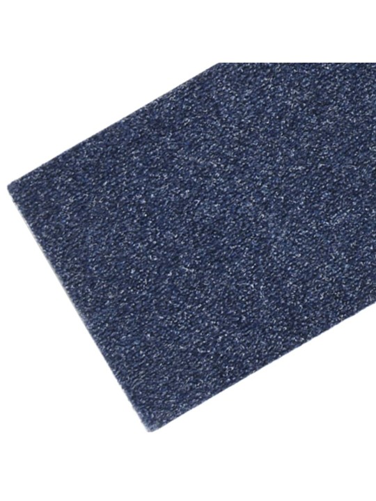 Samolepící nášlapy na schody obdélníkové 15ks 76x20cm šedomodré