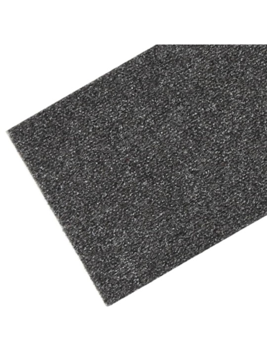 Samolepicí nášlapy na schody obdélník 15 ks 76 x 20 cm antracit