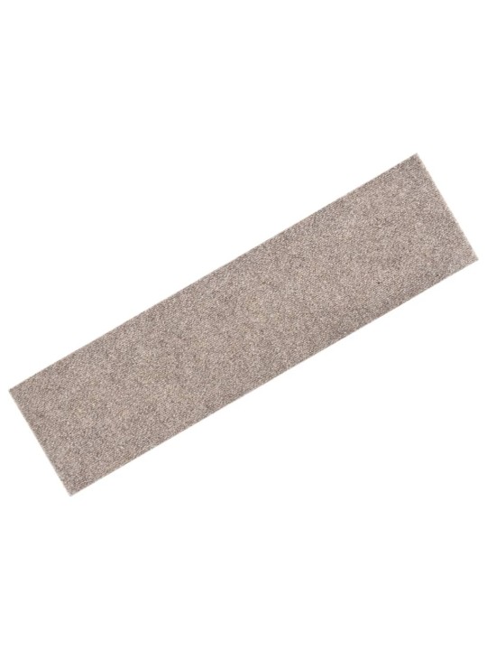 Samolepící nášlapy na schody obdélníkové 15 ks 76x20 cm krémové