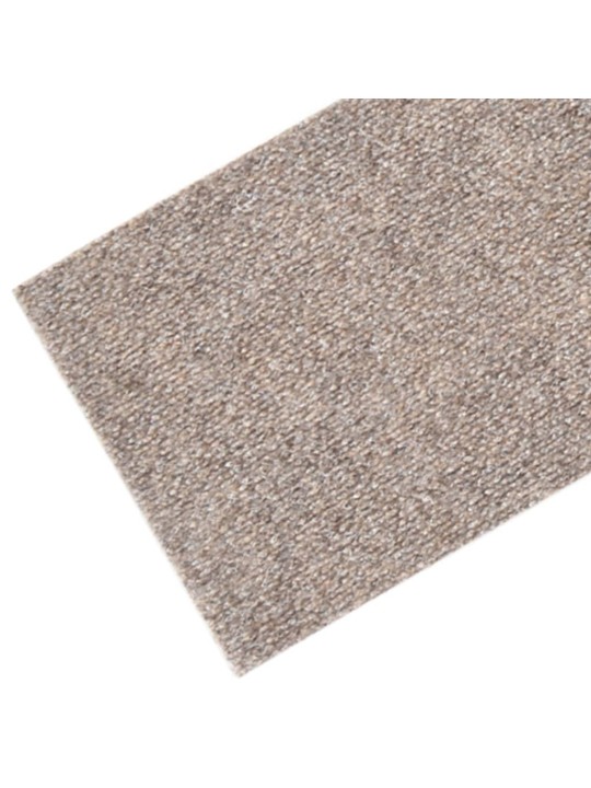 Samolepící nášlapy na schody obdélníkové 15 ks 76x20 cm krémové