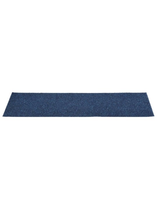 Samolepící nášlapy na schody obdélníkové 15 ks 76 x 20 cm modré