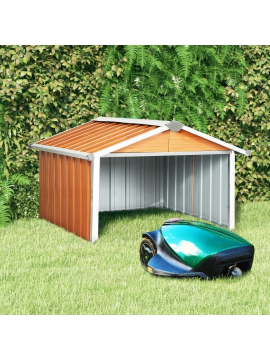Přístřešek pro robotickou sekačku 92x97x63 cm pozinkovaná ocel