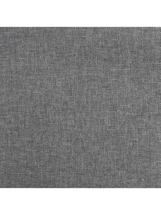 Barové židle 2 ks šedé textil