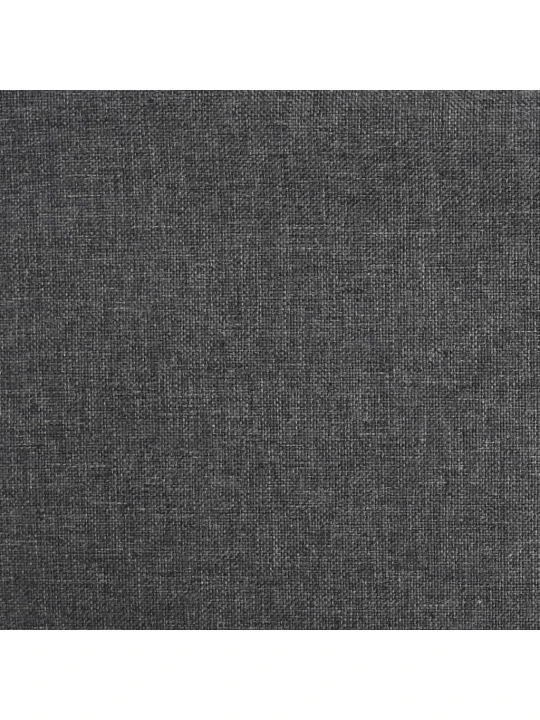 Barové židle 2 ks tmavě šedé textil