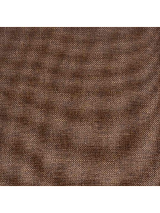Barové židle 2 ks hnědé textil