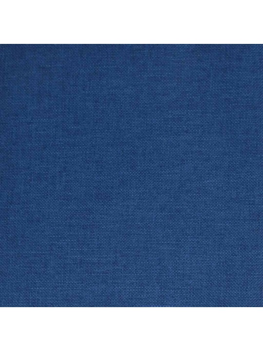 Barové stoličky 2 ks modré textil