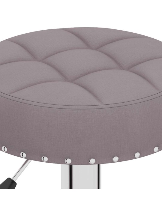 Barové židle 2 ks taupe textil