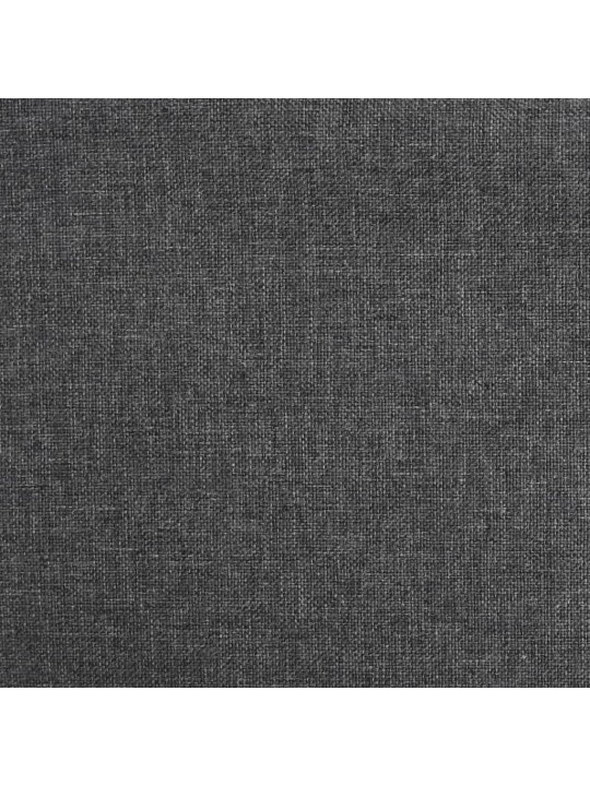Barové židle 2 ks tmavě šedé textil