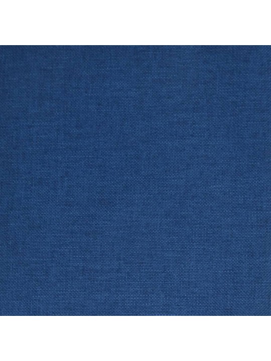 Barové židle 2 ks modré textil