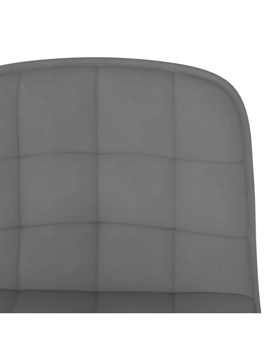 Barové židle 2 ks světle šedé textil