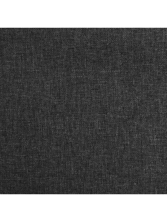 Otočné jídelní židle 2 ks černé textil