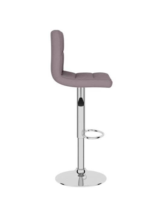 Barová židle taupe textil