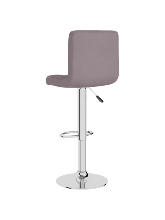 Barová židle taupe textil