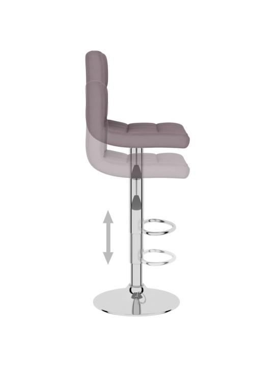 Barová židle taupe textil
