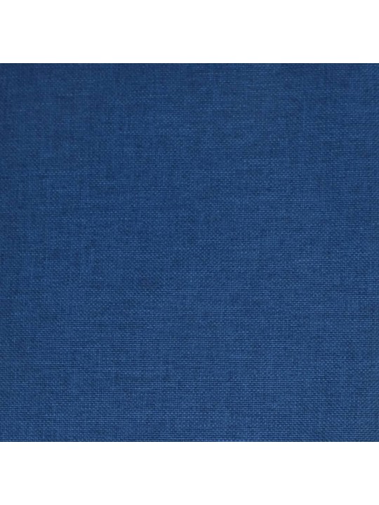 Barové židle 2 ks modré textil