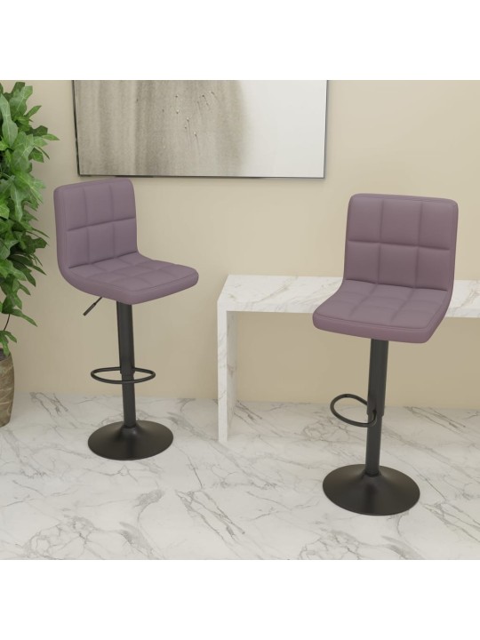Barové židle 2 ks taupe textil