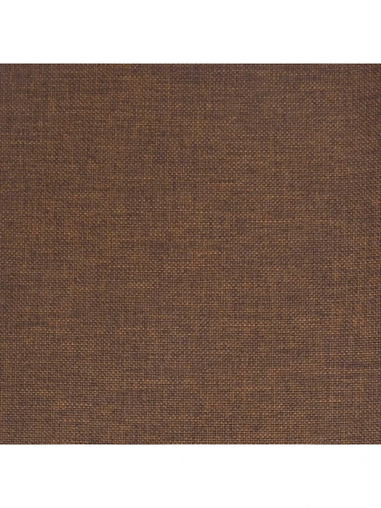 Barové židle 2 ks hnědé textil