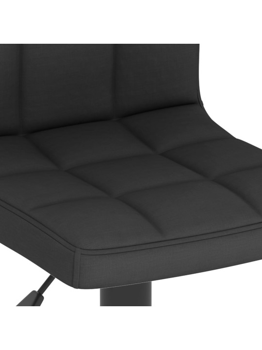 Barové židle 2 ks černé textil