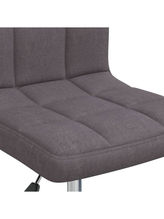 Otočná kancelářská židle taupe textil