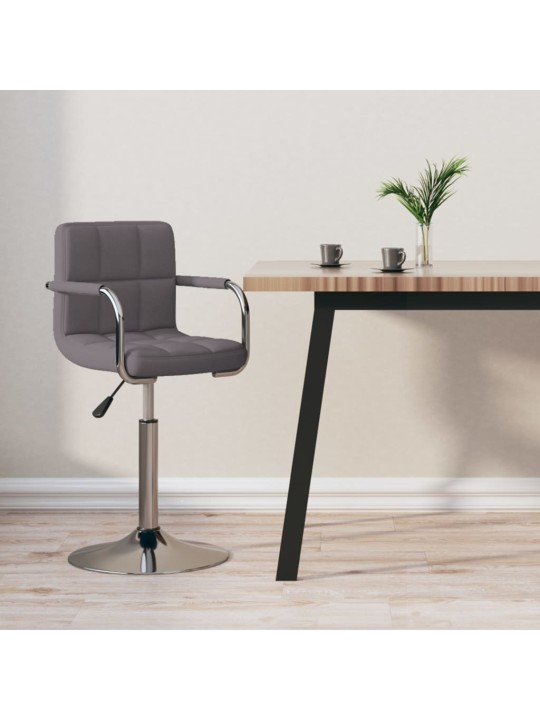 Barová židle taupe textil
