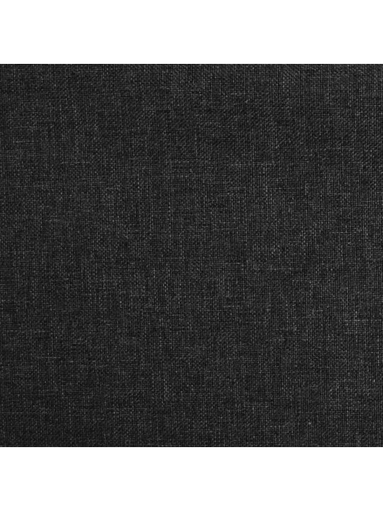 Barové židle 2 ks černé textil