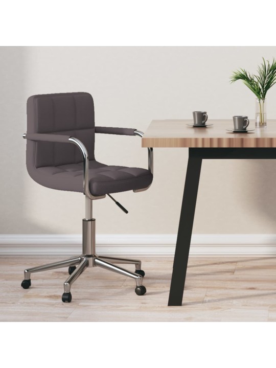 Otočná kancelářská židle taupe textil