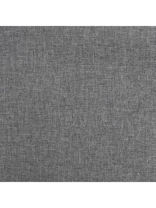 Barové židle 2 ks světle šedé textil