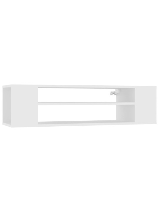 Závěsná TV skříňka bílá 100 x 30 x 26,5 cm dřevotříska