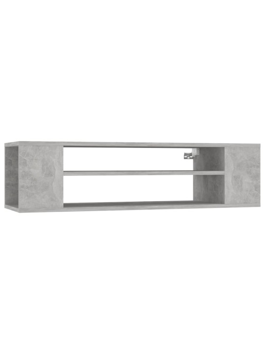 Závěsná TV skříňka betonově šedá 100 x 30 x 26,5 cm dřevotříska