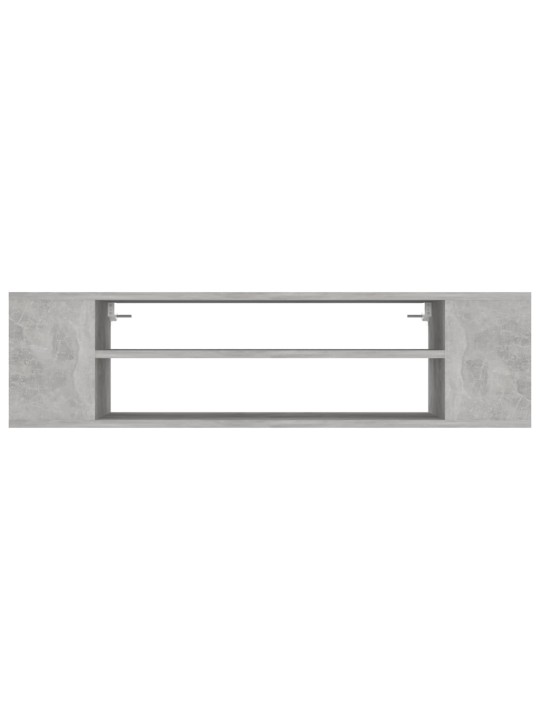 Závěsná TV skříňka betonově šedá 100 x 30 x 26,5 cm dřevotříska