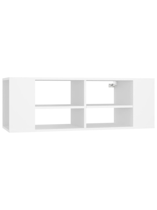 Nástěnná TV skříňka bílá 102 x 35 x 35 cm dřevotříska