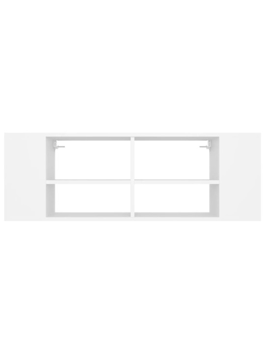 Nástěnná TV skříňka bílá 102 x 35 x 35 cm dřevotříska
