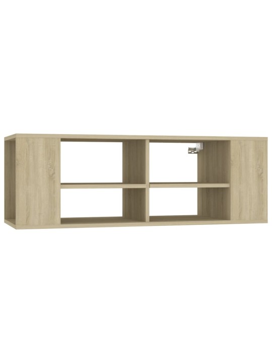 Nástěnná tv skříňka dub sonoma 102 x 35 x 35 cm dřevotříska