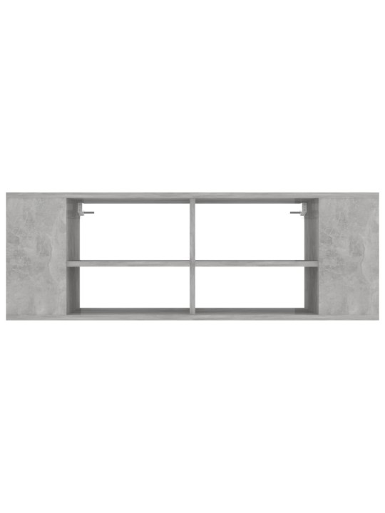 Nástěnná tv skříňka betonově šedá 102 x 35 x 35 cm dřevotříska
