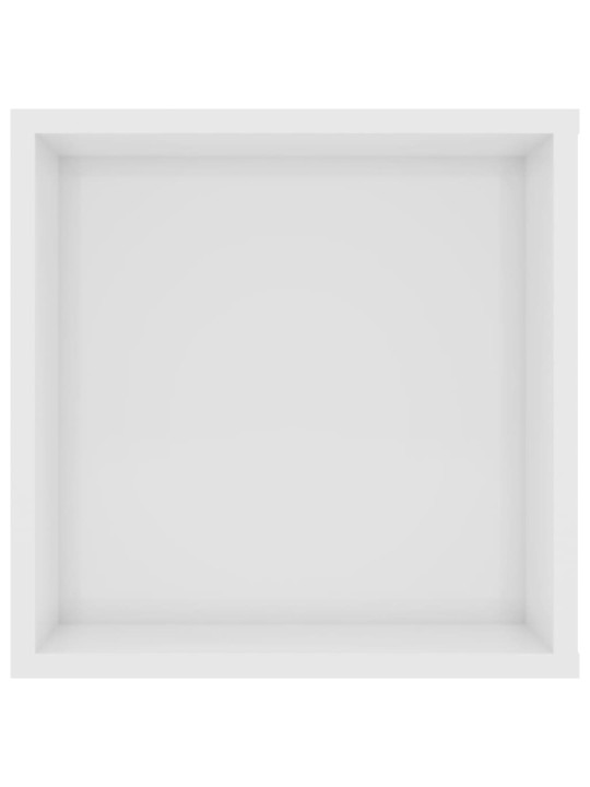 Nástěnná TV skříňka bílá vysoký lesk 102x35x35 cm dřevotříska