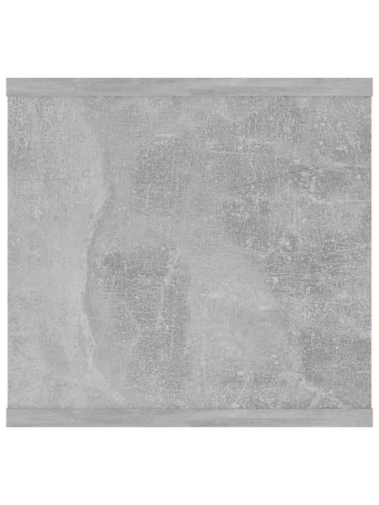 Nástěnná police betonově šedá 102 x 30 x 29 cm dřevotříska