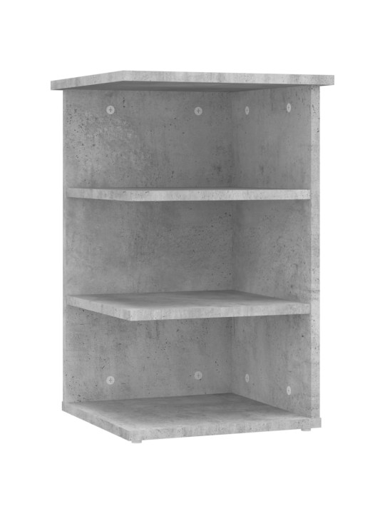 Odkládací skříňka betonově šedá 35x35x55 cm kompozitní dřevo