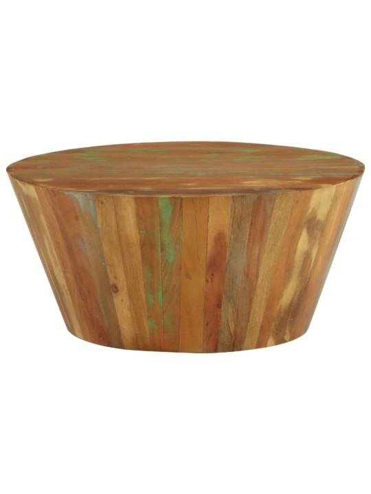 Konferenční stolek Ø 65 x 31 cm masivní recyklované dřevo