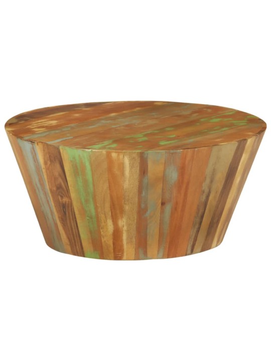 Konferenční stolek Ø 65 x 31 cm masivní recyklované dřevo