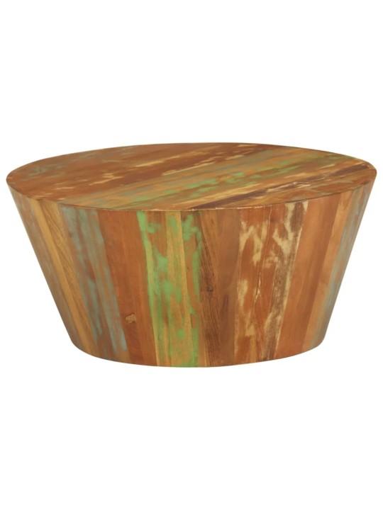 Konferenční stolek Ø 65 x 31 cm masivní recyklované dřevo