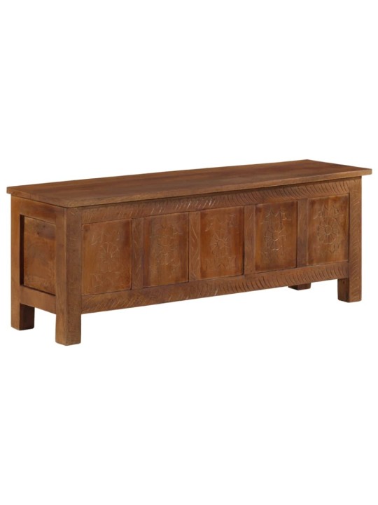 Úložný box 110 x 30 x 40 cm masivní mangovníkové dřevo