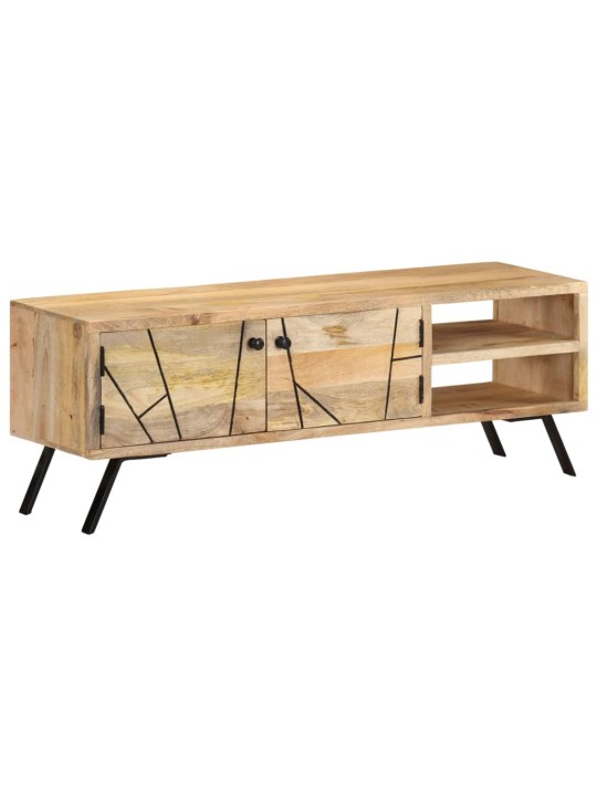 TV stolek 110 x 30 x 40 cm masivní mangovníkové dřevo