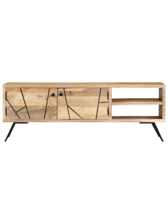 TV stolek 110 x 30 x 40 cm masivní mangovníkové dřevo