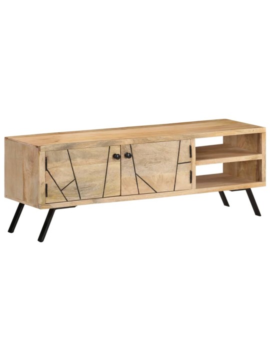 TV stolek 110 x 30 x 40 cm masivní mangovníkové dřevo