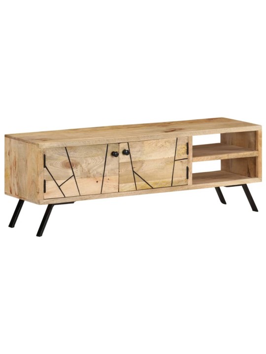 TV stolek 110 x 30 x 40 cm masivní mangovníkové dřevo