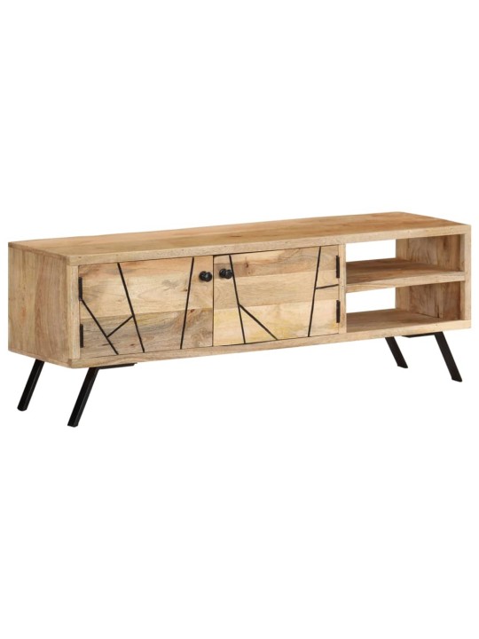 TV stolek 110 x 30 x 40 cm masivní mangovníkové dřevo